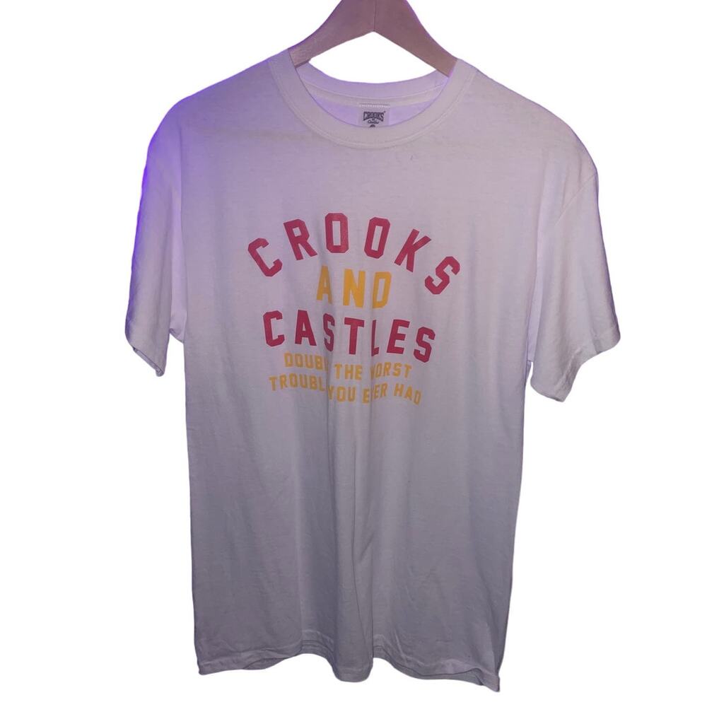 Crooks and Castles White Shirt Medium